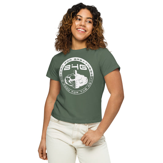 Women’s high-waisted t-shirt