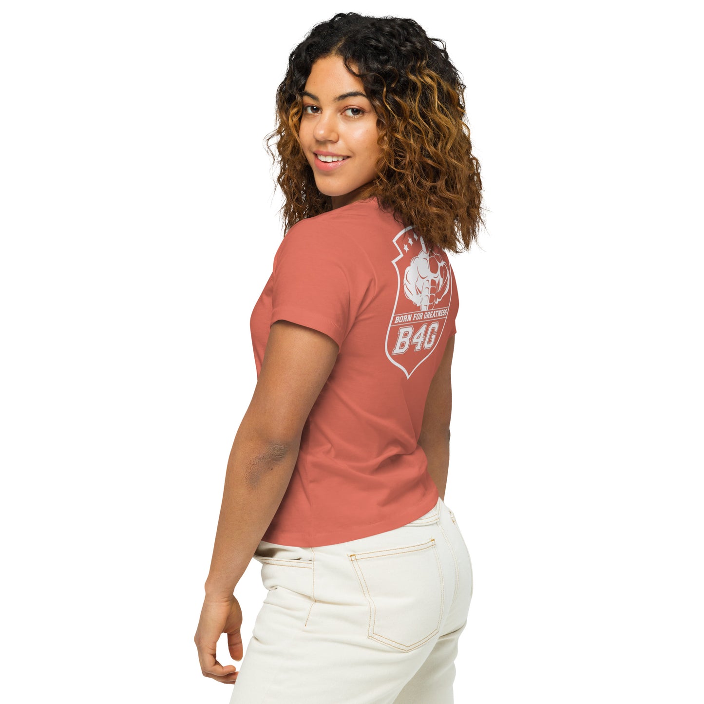 Women’s high-waisted t-shirt