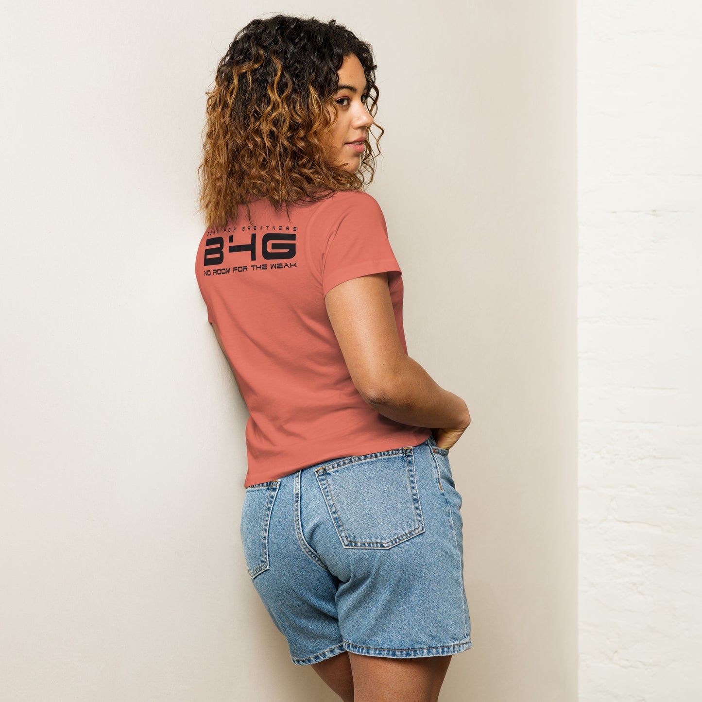 Women’s high-waisted t-shirt